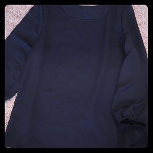 Navy blue boutique blouse.